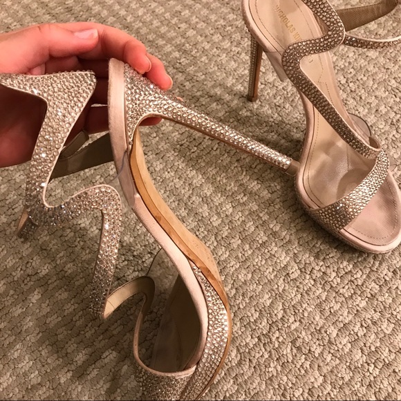 $1595 Nicholas Kirkwood Swirly Sandals Crystal 8 - Picture 6 of 9